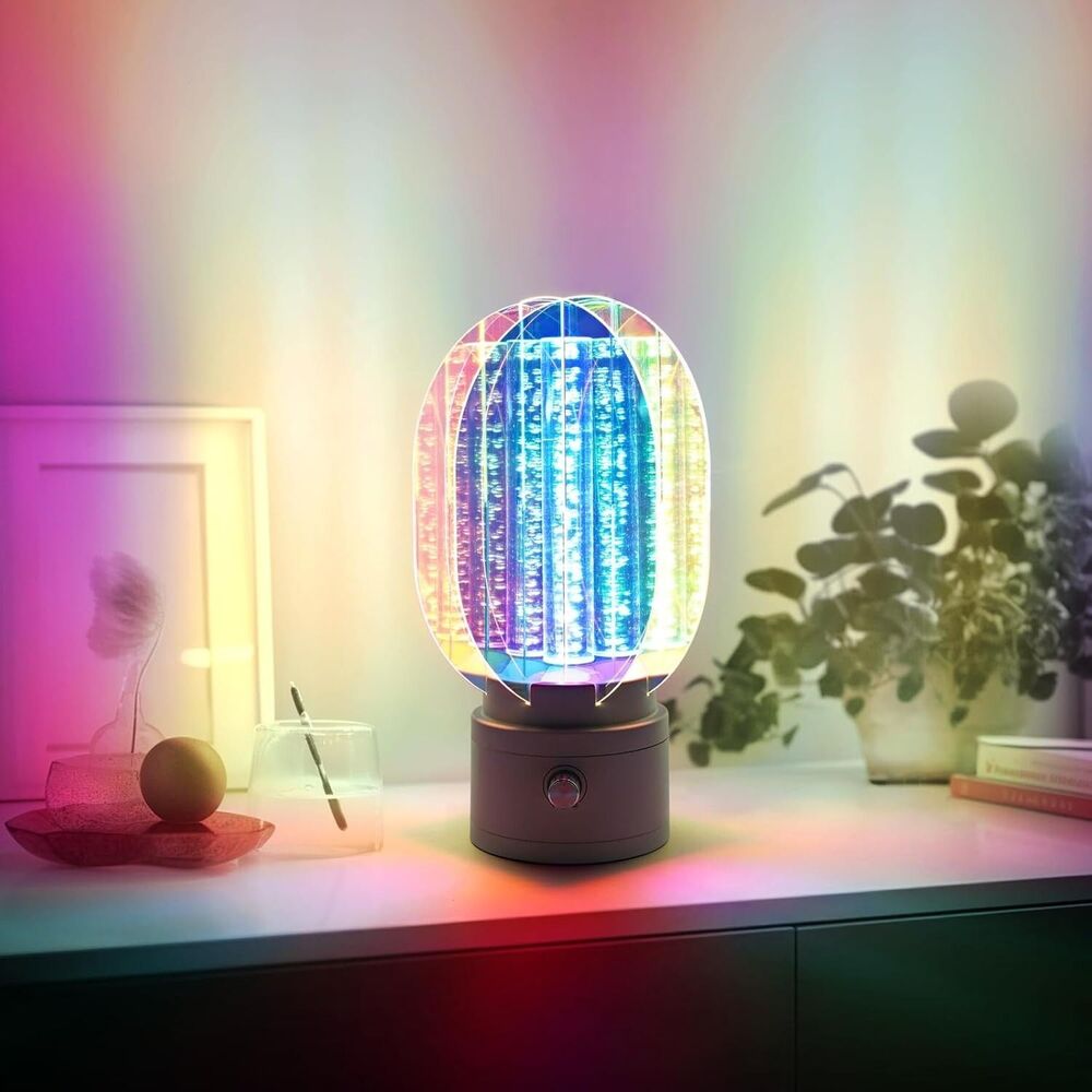 Northern Lights Projector, 360° Rotating Aurora Lamp w/ Adjustable Brightness